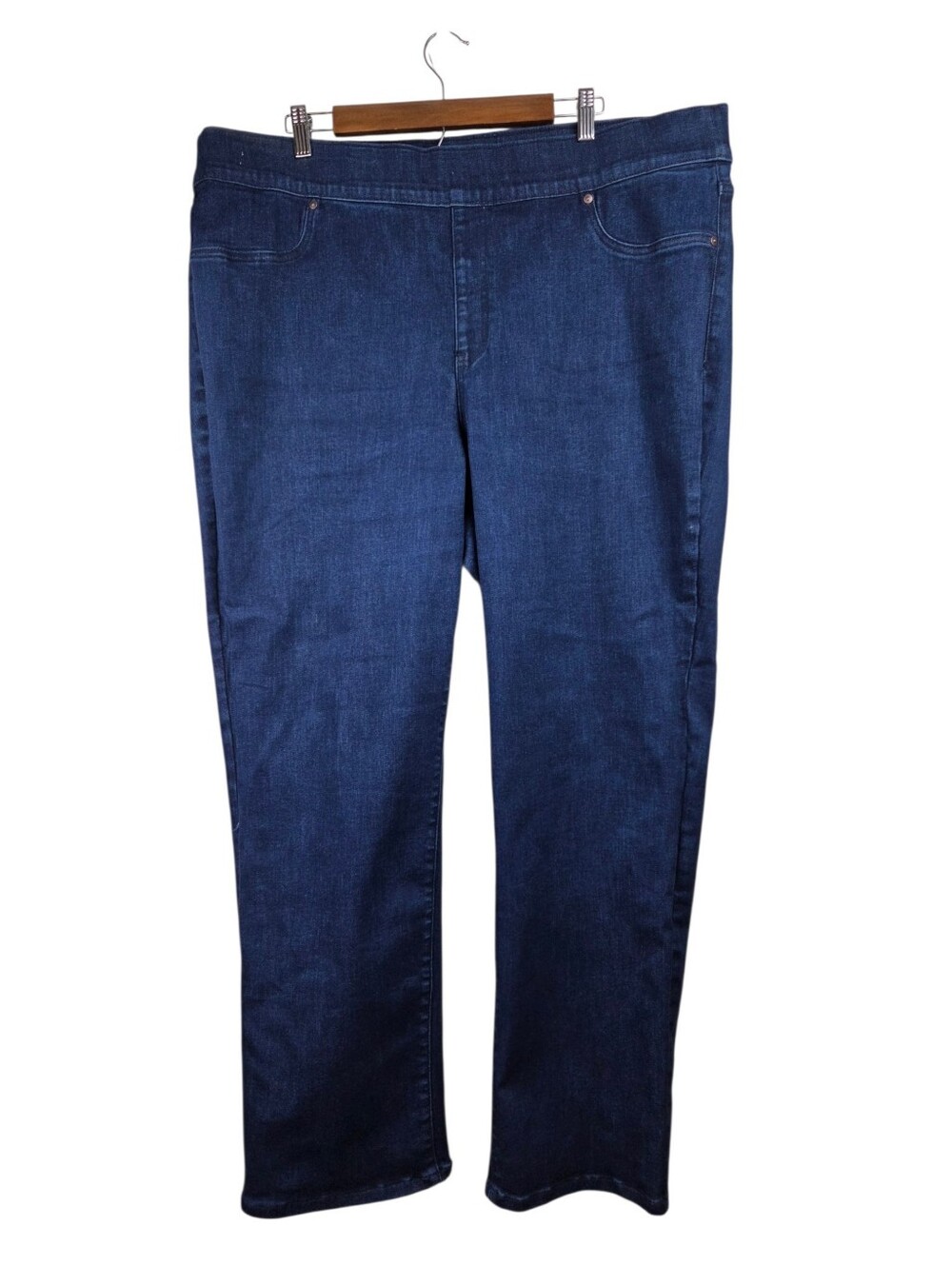 Lane Bryant High Rise Pull On Straight Jeans Size 22